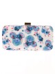 Floral print cluth azulon