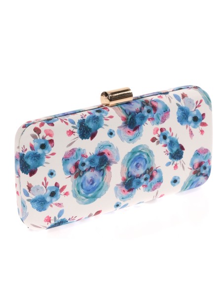 Floral print cluth azulon