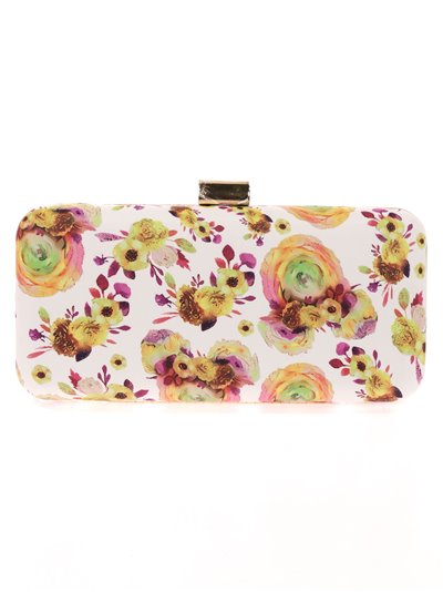 Floral print cluth amarillo