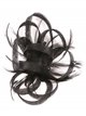 Feather hair fascinator headband negro