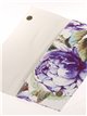 Floral print cluth violeta