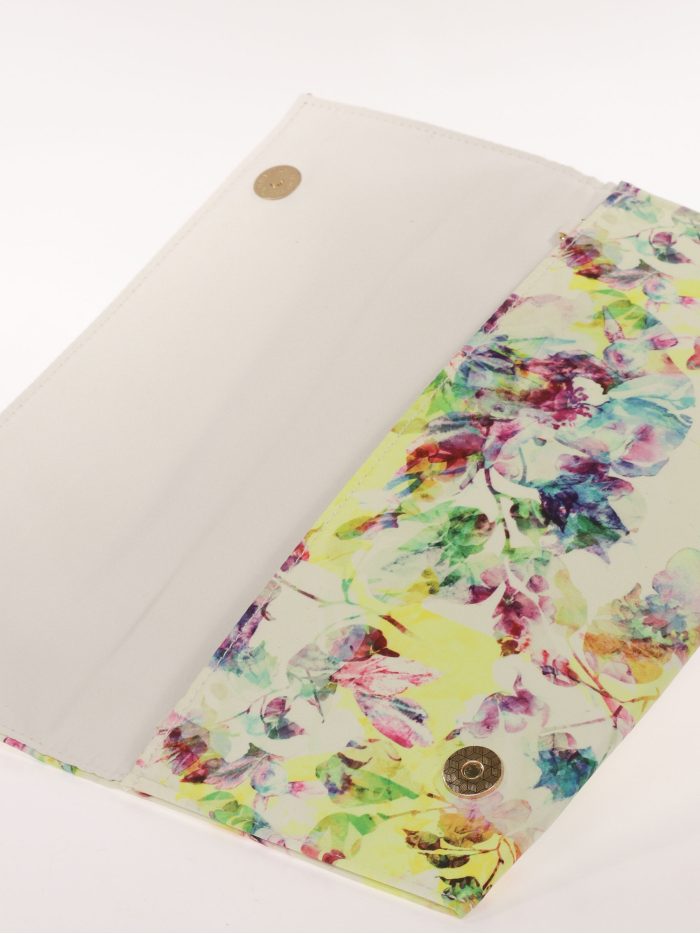 Cartera fiesta floral lima