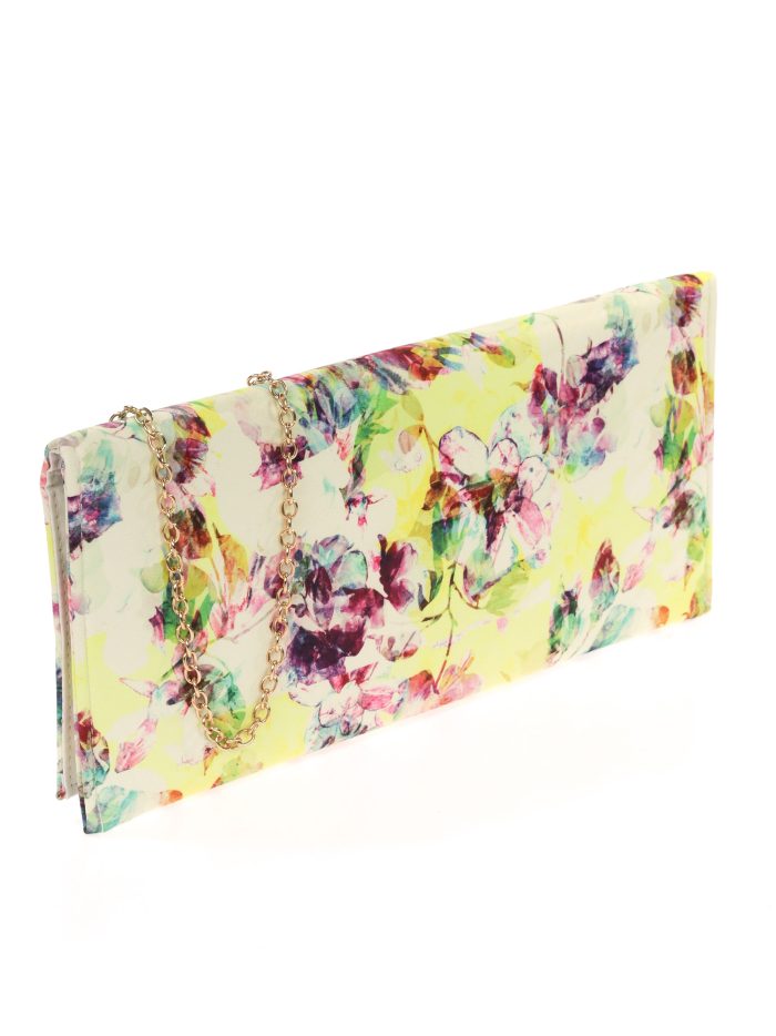 Cartera fiesta floral lima