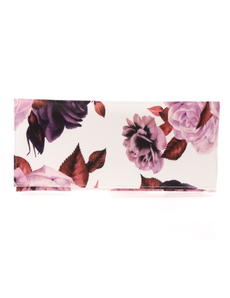 Cartera fiesta floral rosa