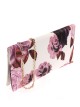 Cartera fiesta floral rosa