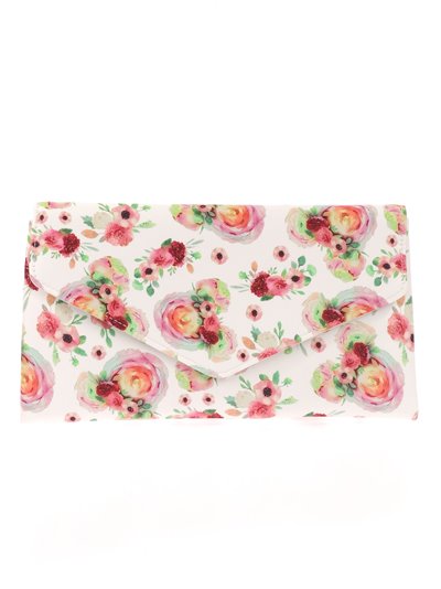 Floral print cluth rosa