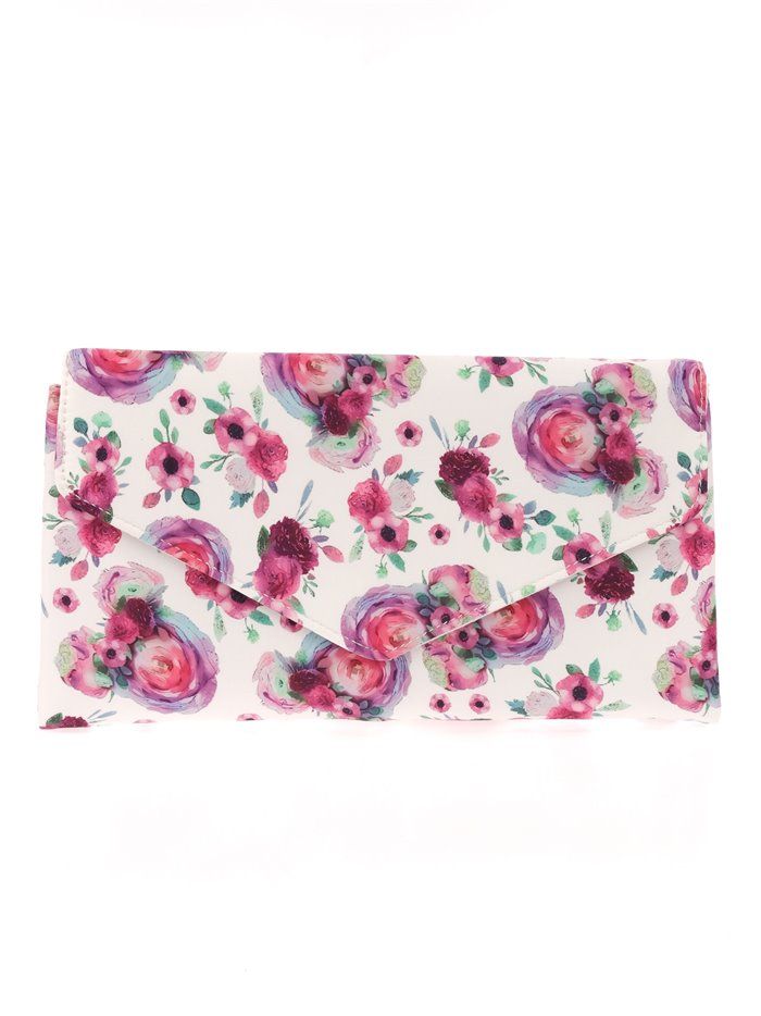 Floral print cluth fucsia