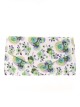 Cartera fiesta floral verde
