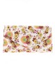 Cartera fiesta floral mostaza