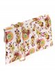 Floral print cluth mostaza