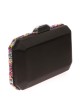 Clutch fiesta pedrería raso multi