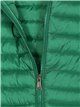 Metallic thread waistcoat with hood green (42-48)