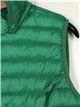 Metallic thread waistcoat with hood green (42-48)