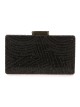 Clutch fiesta pedrería negro