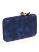 Clutch fiesta flor azulon