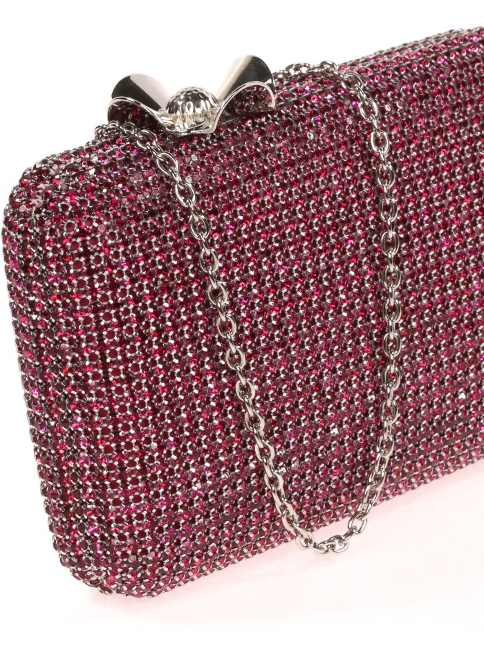 Clutch fiesta pedrería flor buganvilla