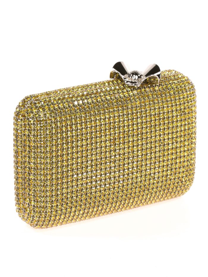 Clutch fiesta pedrería flor lima