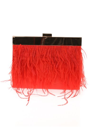 Cluth with feathers rojo