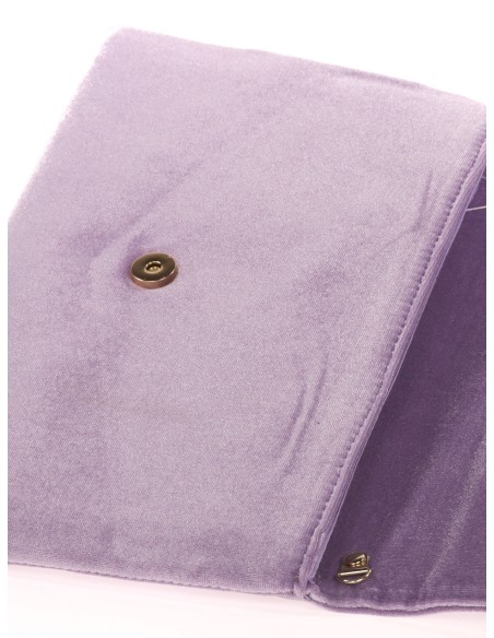Cartera fiesta terciopelo violeta