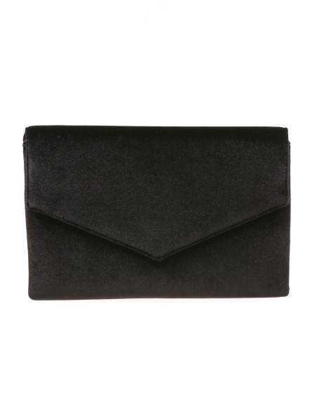 Cartera fiesta terciopelo negro