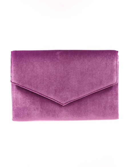 Cartera fiesta terciopelo buganvilla