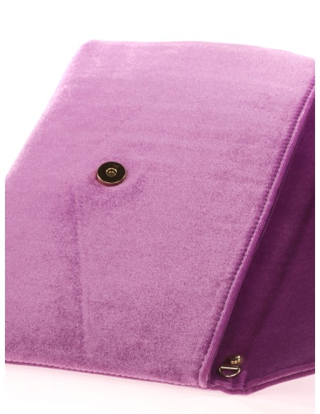 Cartera fiesta terciopelo buganvilla