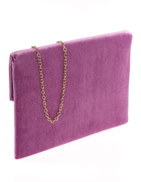 Cartera fiesta terciopelo buganvilla
