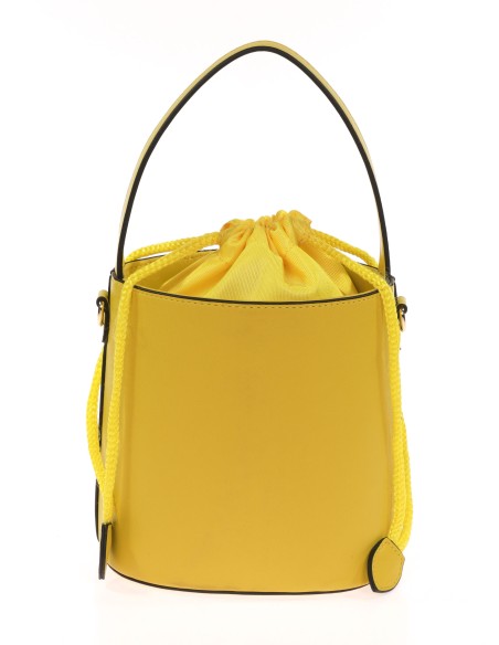 Saca fiesta polipiel lima-oscuro