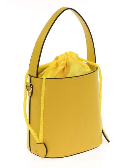 Saca fiesta polipiel lima-oscuro