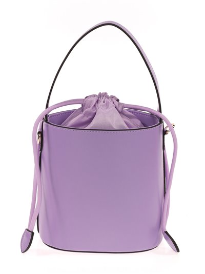 Faux leather bucket bag violeta