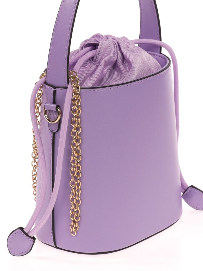 Saca fiesta polipiel violeta