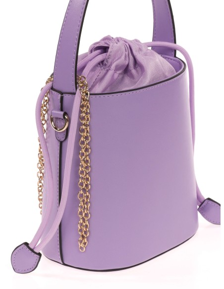 Saca fiesta polipiel violeta