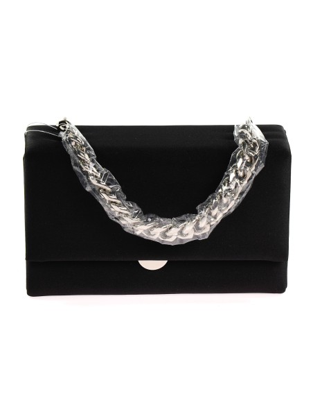 Bolso caja fiesta cadenas negro