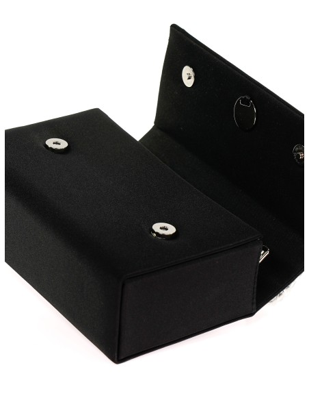 Bolso caja fiesta cadenas negro