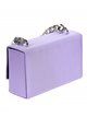 Bolso caja fiesta cadenas violeta