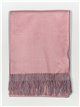 Contrast soft scarf rosa-claro