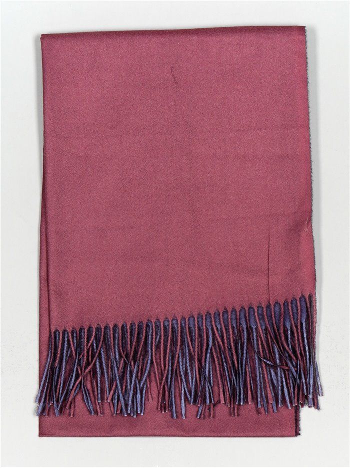 Bufanda soft bicolor rosa-palo