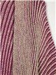 Oversized metallic thread knit cardigan purpura