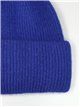 Turn-up knit beanie azulon