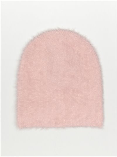 Soft knit beanie rosa