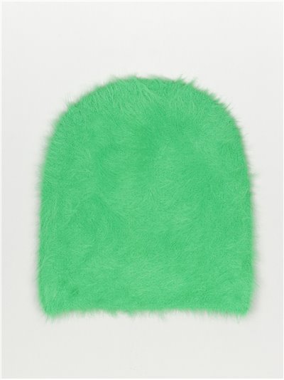Soft knit beanie verde-hierba