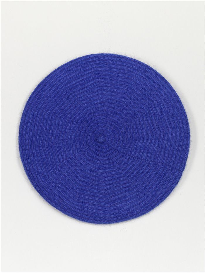 Textured beret azulon