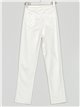 High waist metallic thread jeans blanco (S-XXL)