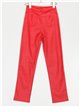 High waist metallic thread jeans rojo (S-XXL)