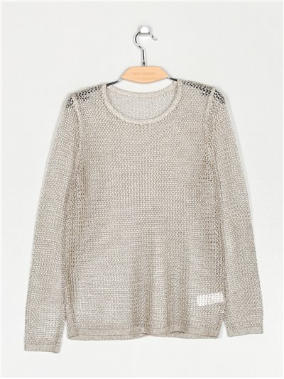 Metallic thread sweater (S/M-L/XL)