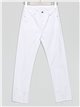 High waist embroidered jeans blanco (36-46)