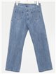 High waist embroidered jeans azul (40-52)
