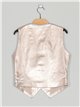 Metallic thread waistcoat oro (S-XL)