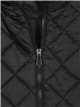 Ultra light waistcoat with a high collar black (M-XXL)