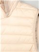 Chaleco ultra ligero capucha beige (42-50)